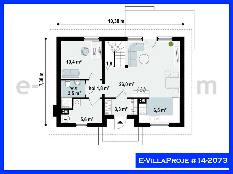 Ev Villa Proje #14 - 2073 Çelik Ev Projesi - Görsel 2