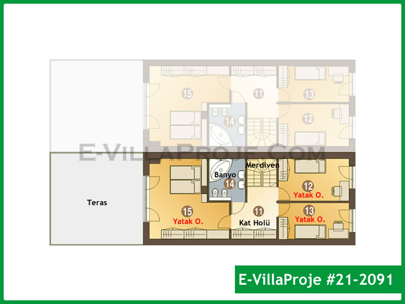 Ev Villa Proje #21 - 2091 Çelik Ev Projesi - Görsel 3
