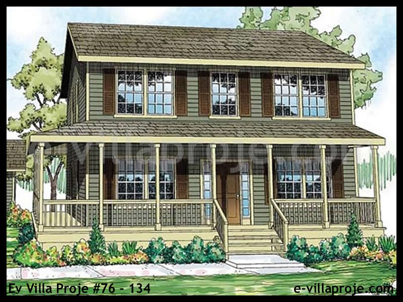 Ev Villa Proje #76 - 134 Çelik Villa Modeli