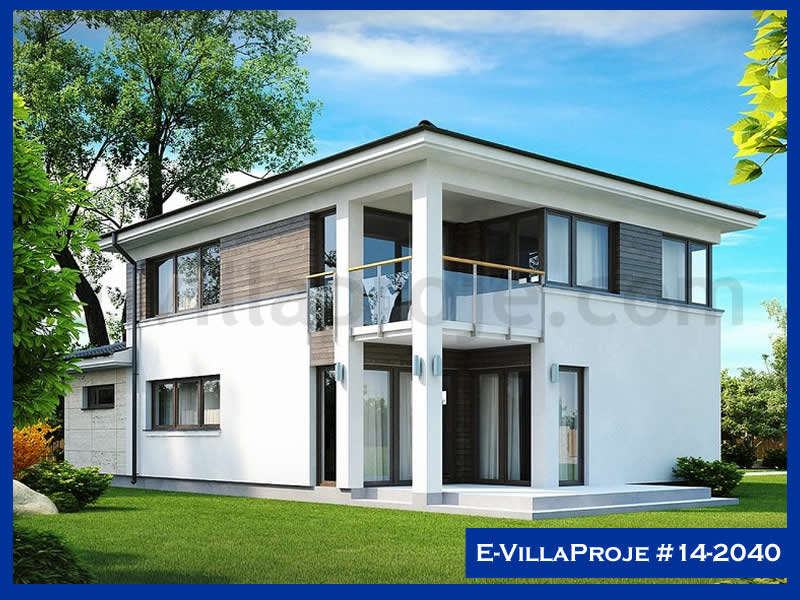 Ev Villa Proje #14 - 2040 Çelik Villa Modeli ve 3D Tasarımı
