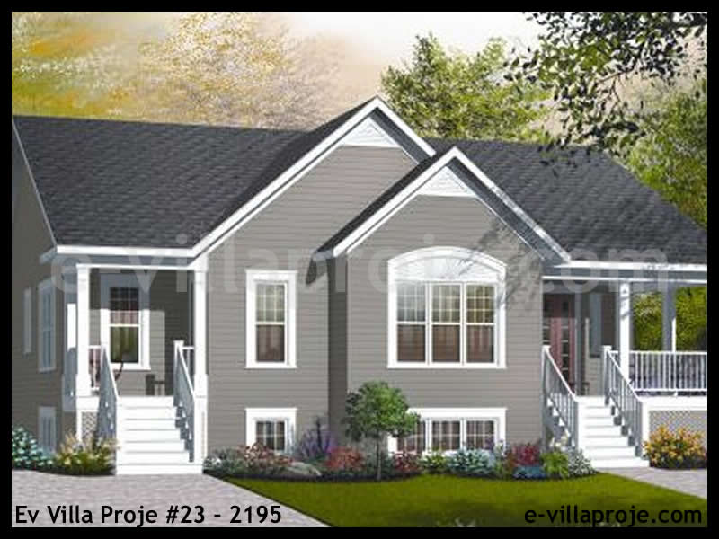 Ev Villa Proje #23 - 2195 Çelik Villa Modeli ve 3D Tasarımı