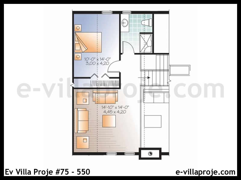 Ev Villa Proje #75 - 550 Çelik Ev Projesi - Görsel 3