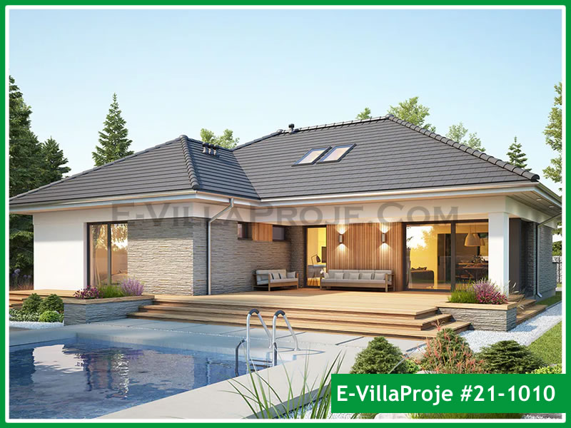 Ev Villa Proje #21 - 1010 Çelik Villa Modeli ve 3D Tasarımı