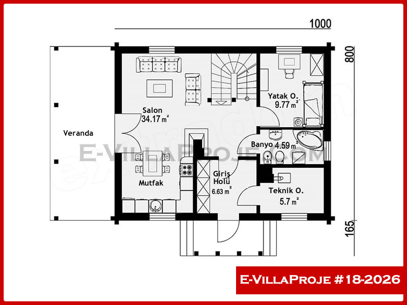 Ev Villa Proje #18 - 2026 Çelik Ev Projesi - Görsel 2