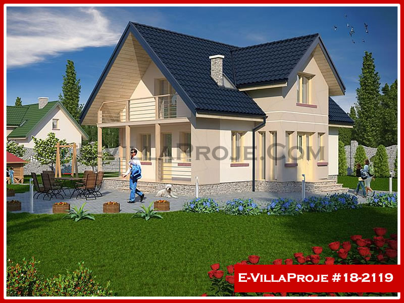 Ev Villa Proje #18 - 2119 Çelik Villa Modeli ve 3D Tasarımı