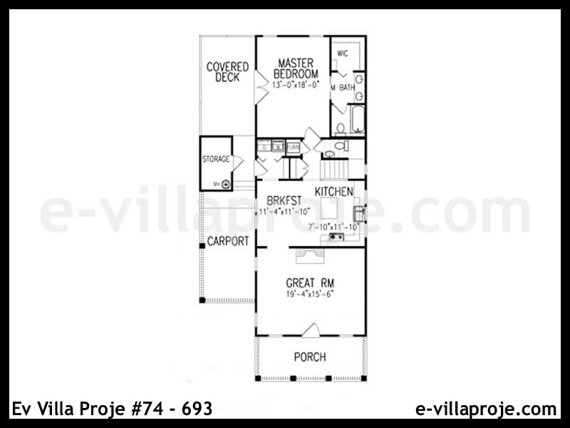 Ev Villa Proje #74 - 693 Çelik Ev Projesi - Görsel 2