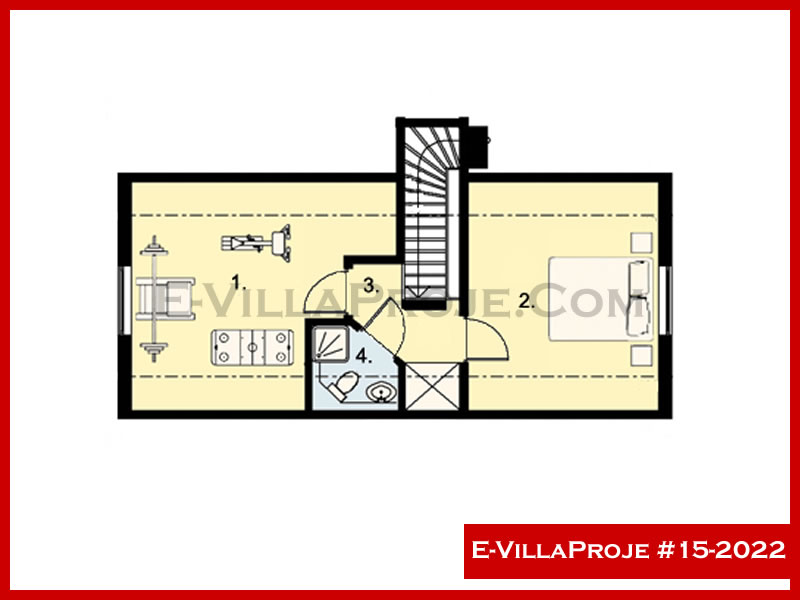 Ev Villa Proje #15 - 2022 Çelik Ev Projesi - Görsel 3