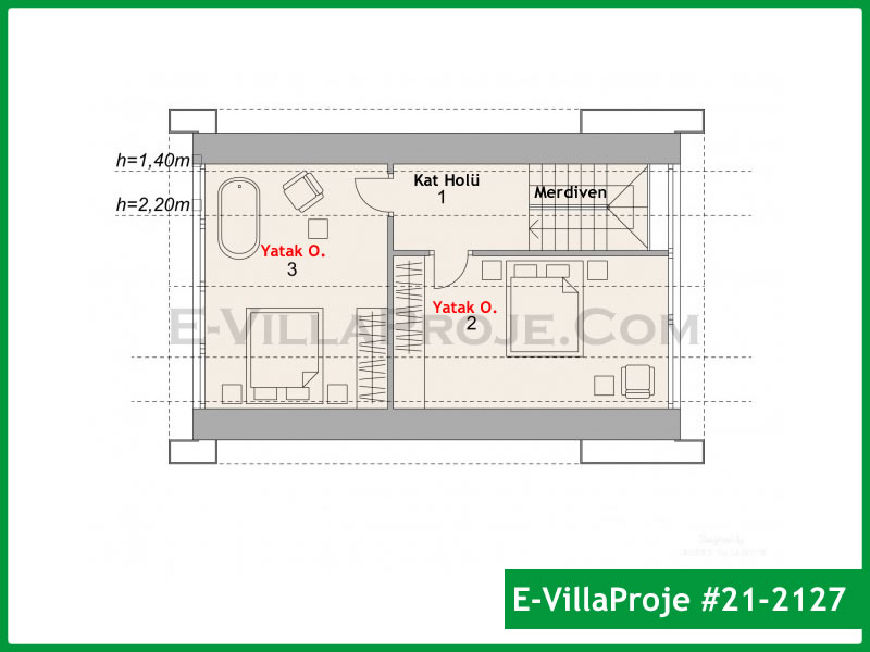 Ev Villa Proje #21 - 2127 Çelik Ev Projesi - Görsel 3