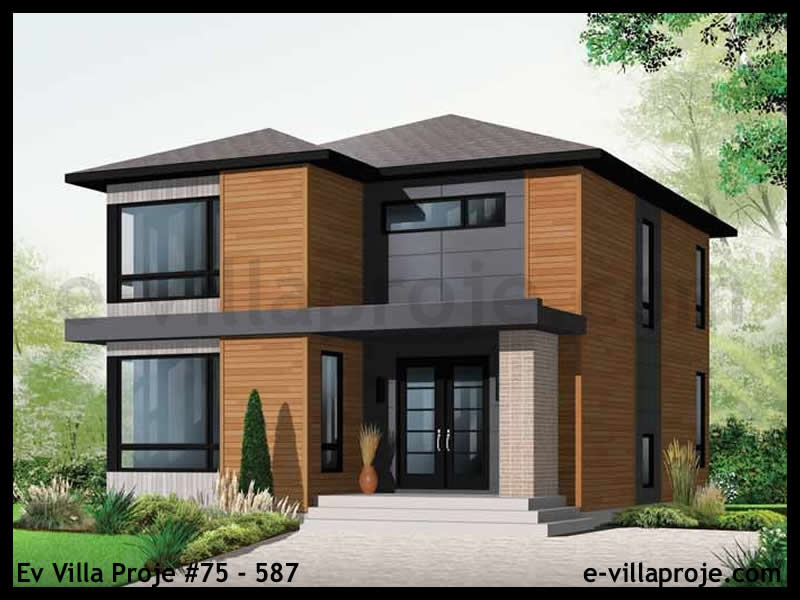 Ev Villa Proje #75 - 587 Çelik Villa Modeli