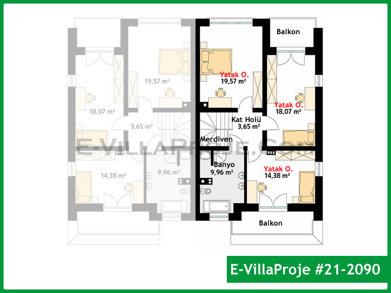 Ev Villa Proje #21 - 2090 Çelik Ev Projesi - Görsel 3