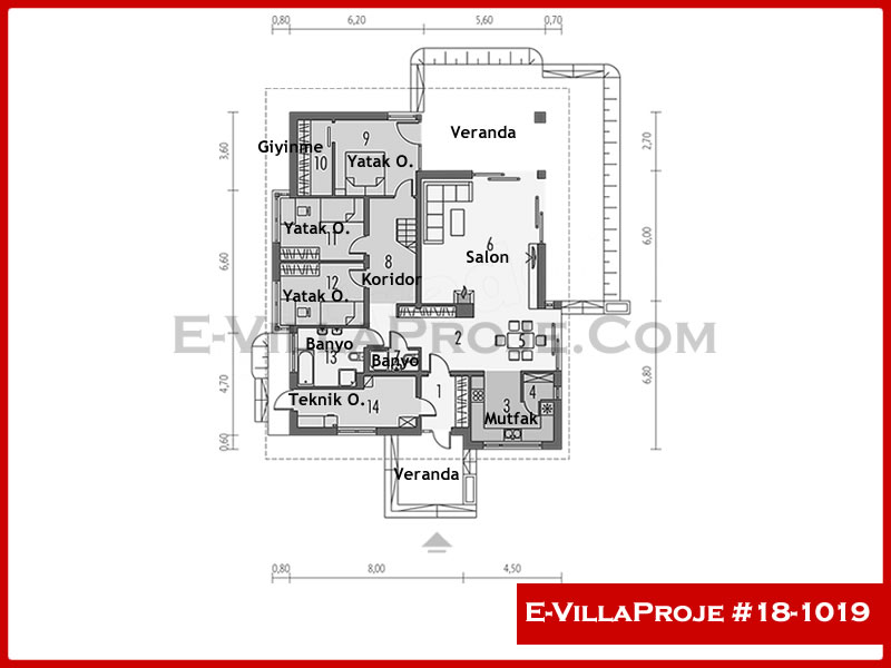 Ev Villa Proje #18 - 1019 Çelik Ev Projesi - Görsel 2