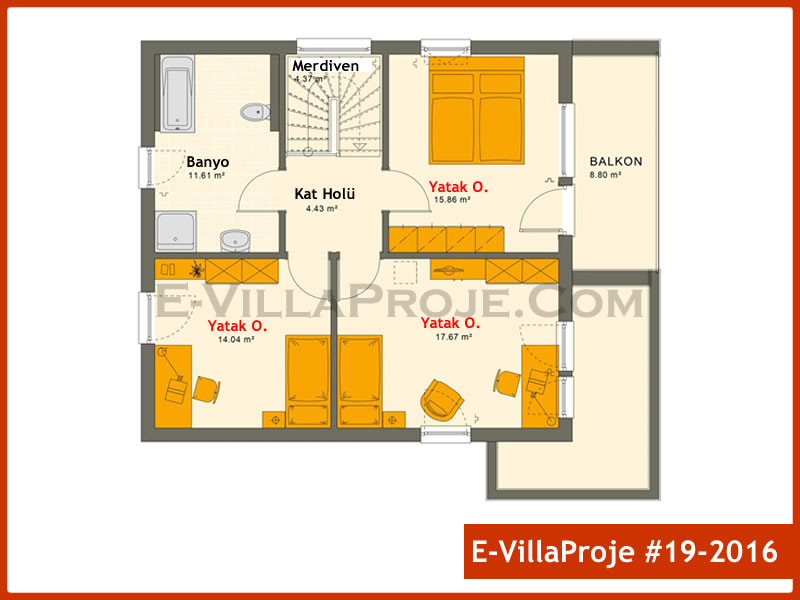 Ev Villa Proje #19 - 2016 Çelik Ev Projesi - Görsel 3