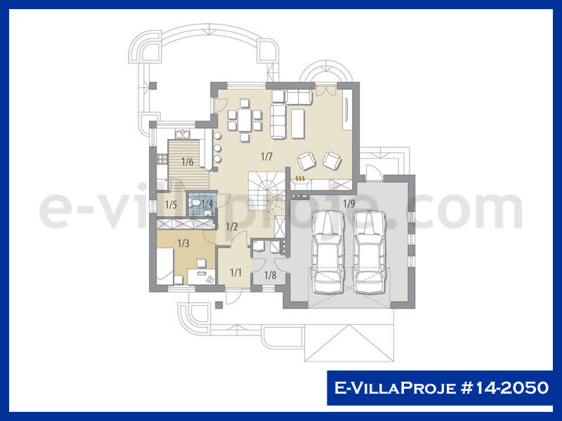 Ev Villa Proje #14 - 2050 Çelik Ev Projesi - Görsel 2