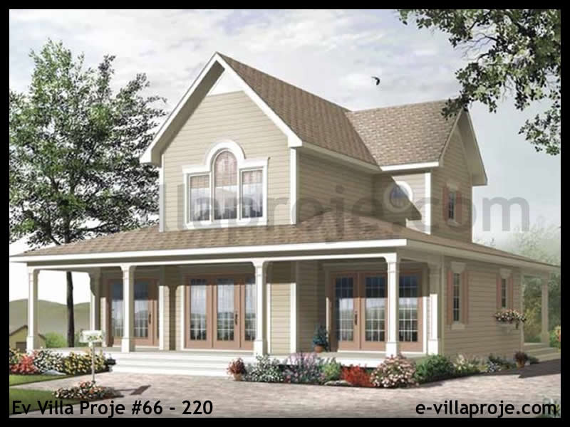 Ev Villa Proje #66 - 220 Çelik Villa Projesi 3D Mimari Tasarımı