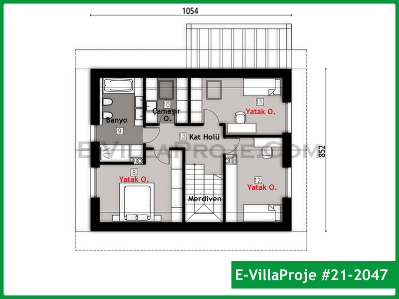 Ev Villa Proje #21 - 2047 Çelik Ev Projesi - Görsel 3