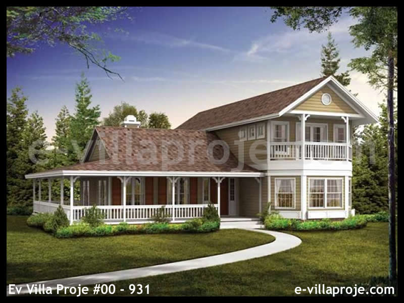 Ev Villa Proje #00 - 931 Çelik Villa Modeli