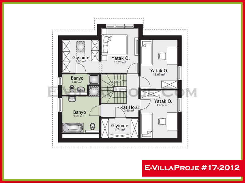 Ev Villa Proje #17 - 2012 Çelik Ev Projesi - Görsel 3