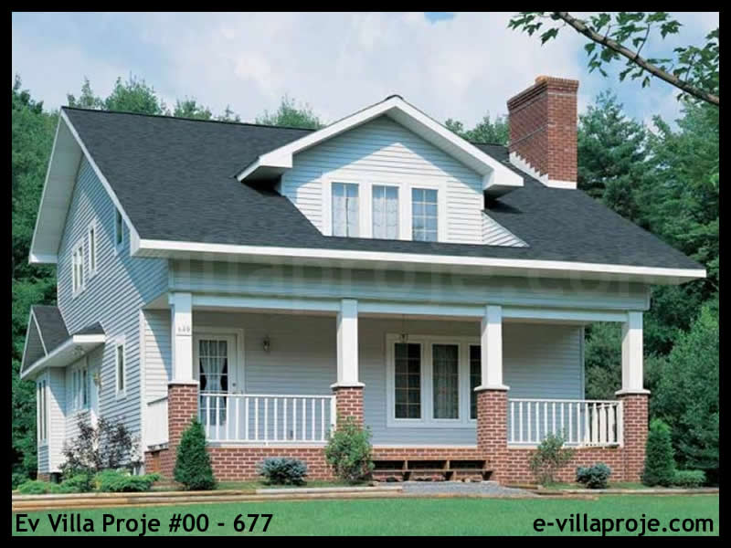 Ev Villa Proje #00 - 677 Çelik Villa Modeli