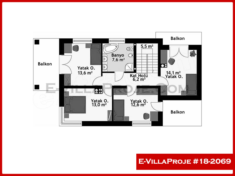 Ev Villa Proje #18 - 2069 Çelik Ev Projesi - Görsel 3