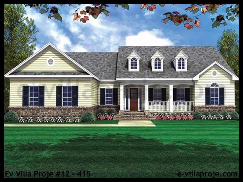 Ev Villa Proje #12 - 415 Çelik Villa Modeli