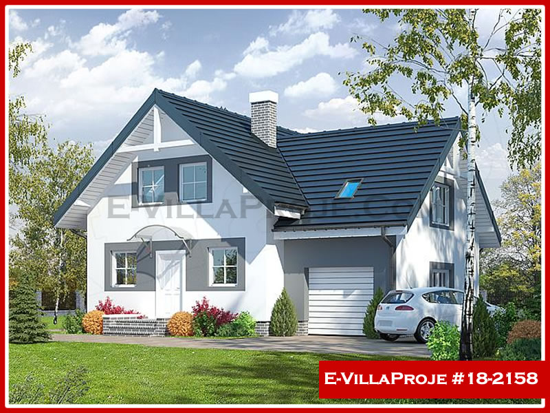Ev Villa Proje #18 - 2158 Çelik Villa Modeli ve 3D Tasarımı