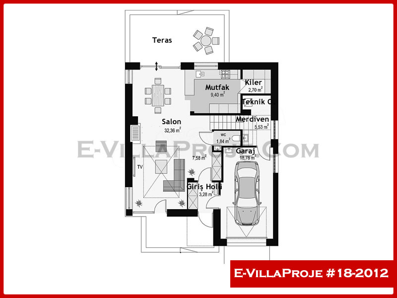 Ev Villa Proje #18 - 2012 Çelik Ev Projesi - Görsel 2