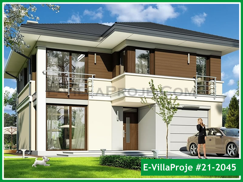Ev Villa Proje #21 - 2045 Çelik Villa Modeli ve 3D Tasarımı