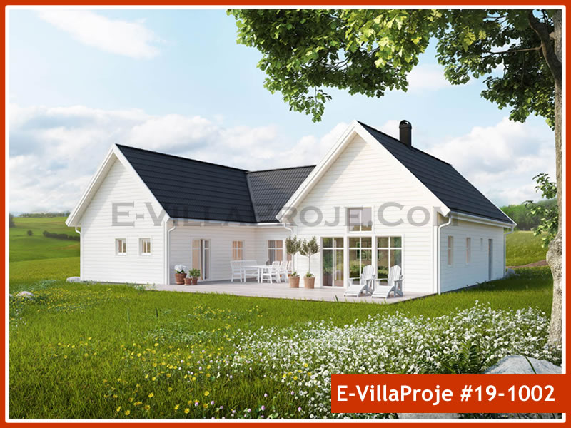 Ev Villa Proje #19 - 1002 Çelik Villa Projesi 3D Mimari Tasarımı