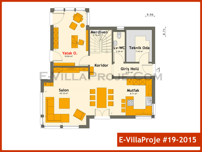 Ev Villa Proje #19 - 2015 Çelik Ev Projesi - Görsel 2