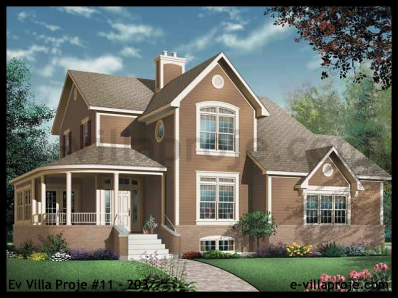 Ev Villa Proje #11 - 203 Çelik Villa Modeli ve 3D Tasarımı