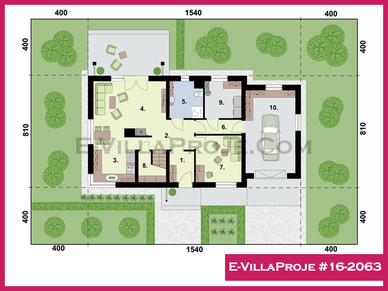 Ev Villa Proje #16 - 2063 Çelik Ev Projesi - Görsel 2