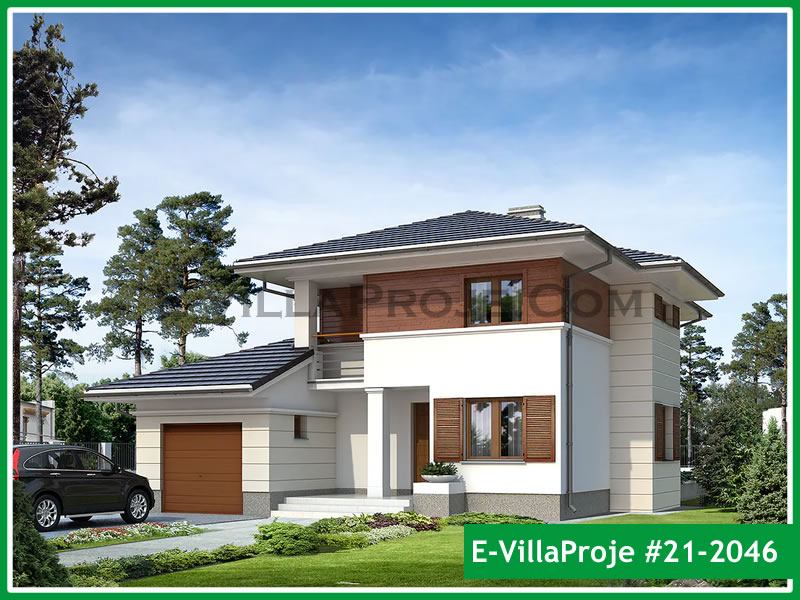 Ev Villa Proje #21 - 2046 Çelik Villa Modeli ve 3D Tasarımı