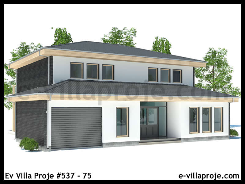 Ev Villa Proje #537 - 75 Çelik Villa Modeli