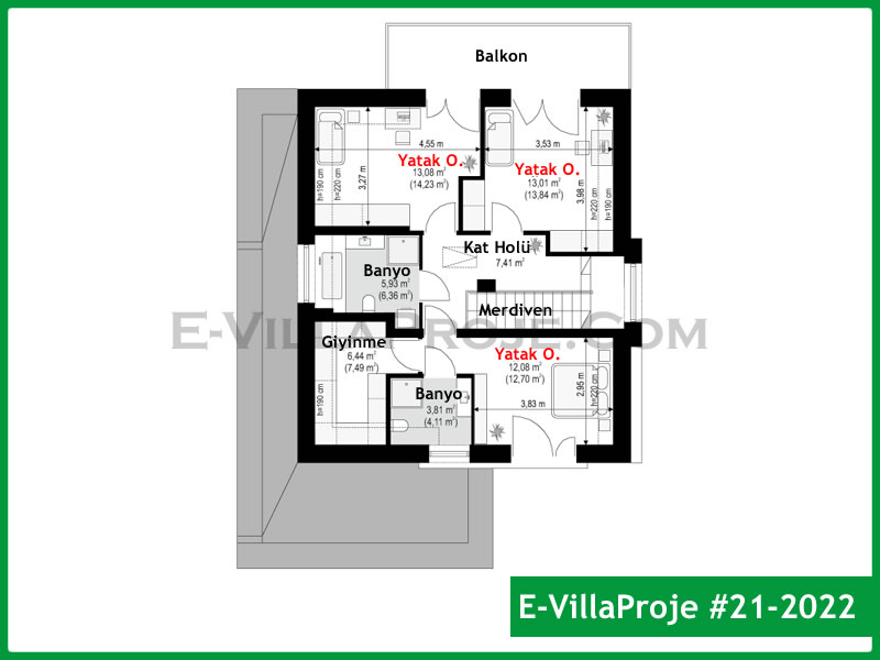 Ev Villa Proje #21 - 2022 Çelik Ev Projesi - Görsel 3