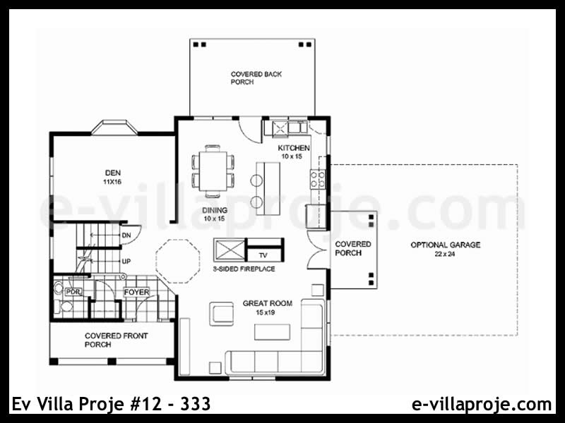 Ev Villa Proje #12 - 333 Çelik Ev Projesi - Görsel 2
