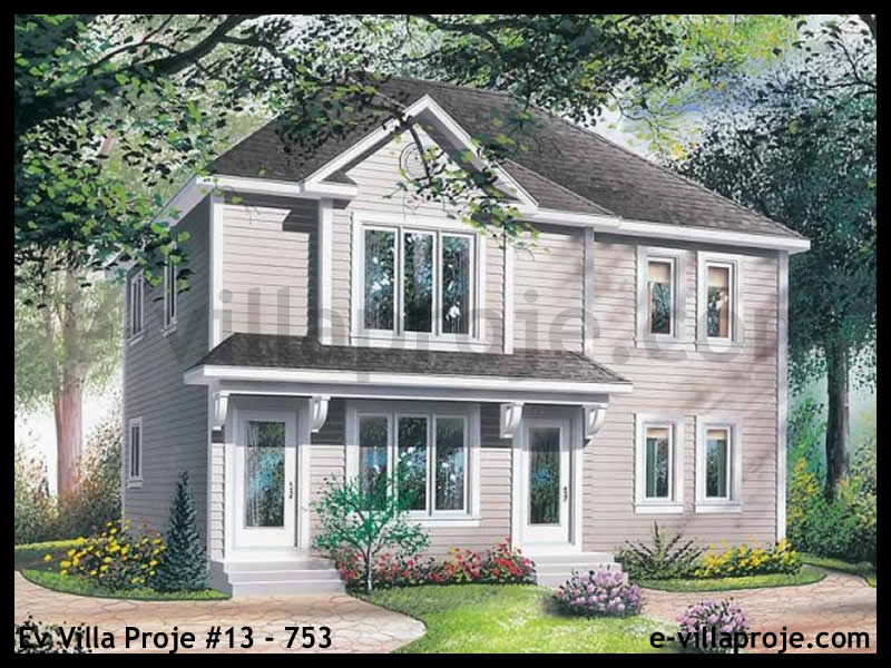 Ev Villa Proje #13 - 753 Çelik Villa Modeli ve 3D Tasarımı