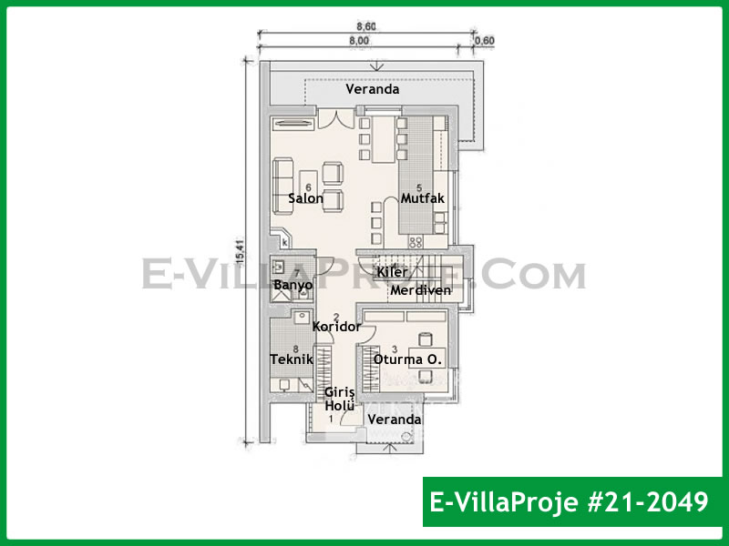 Ev Villa Proje #21 - 2049 Çelik Ev Projesi - Görsel 2