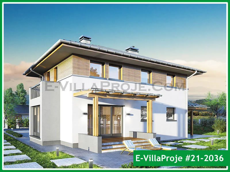 Ev Villa Proje #21 - 2036 Çelik Villa Modeli