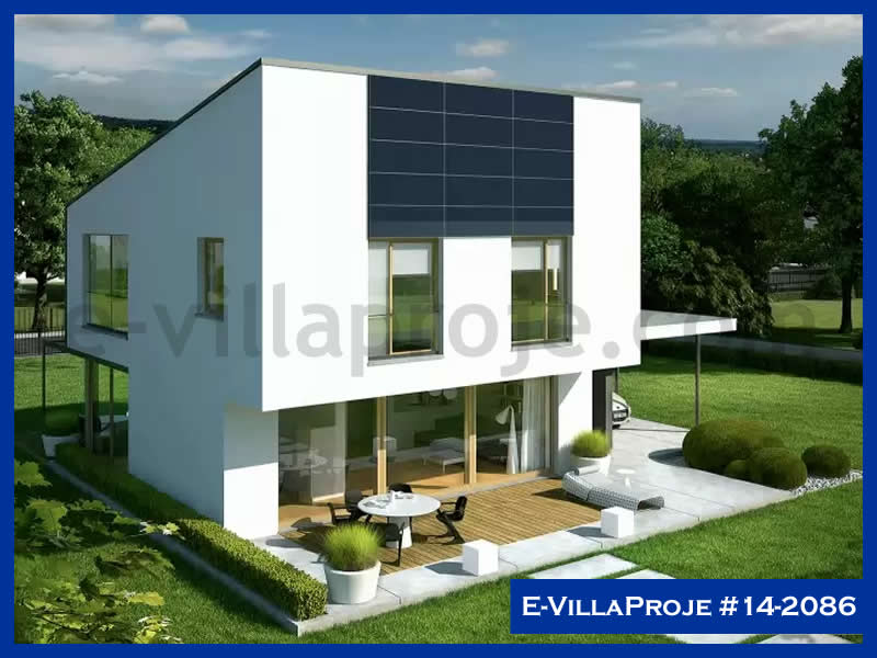 Ev Villa Proje #14 - 2086 Çelik Villa Modeli ve 3D Tasarımı