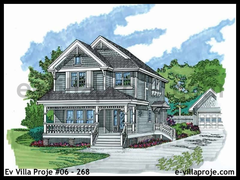 Ev Villa Proje #06 - 268 Çelik Villa Modeli