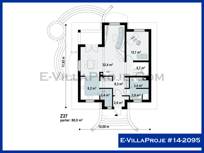 Ev Villa Proje #14 - 2095 Çelik Ev Projesi - Görsel 2