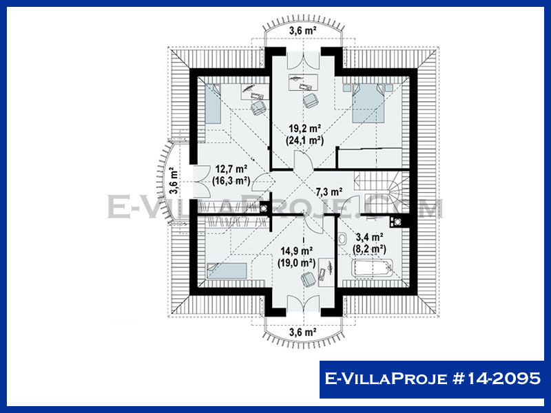 Ev Villa Proje #14 - 2095 Çelik Ev Projesi - Görsel 3