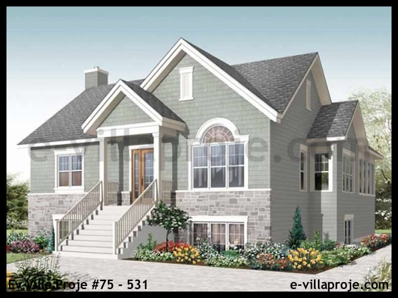 Ev Villa Proje #75 - 531 Çelik Villa Modeli ve 3D Tasarımı