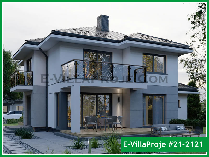 Ev Villa Proje #21 - 2121 Çelik Villa Projesi 3D Mimari Tasarımı