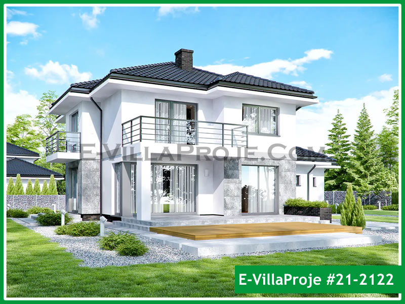 Ev Villa Proje #21 - 2122 Çelik Villa Modeli ve 3D Tasarımı