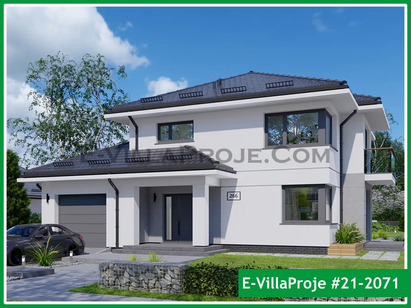 Ev Villa Proje #21 - 2071 Çelik Villa Modeli ve 3D Tasarımı