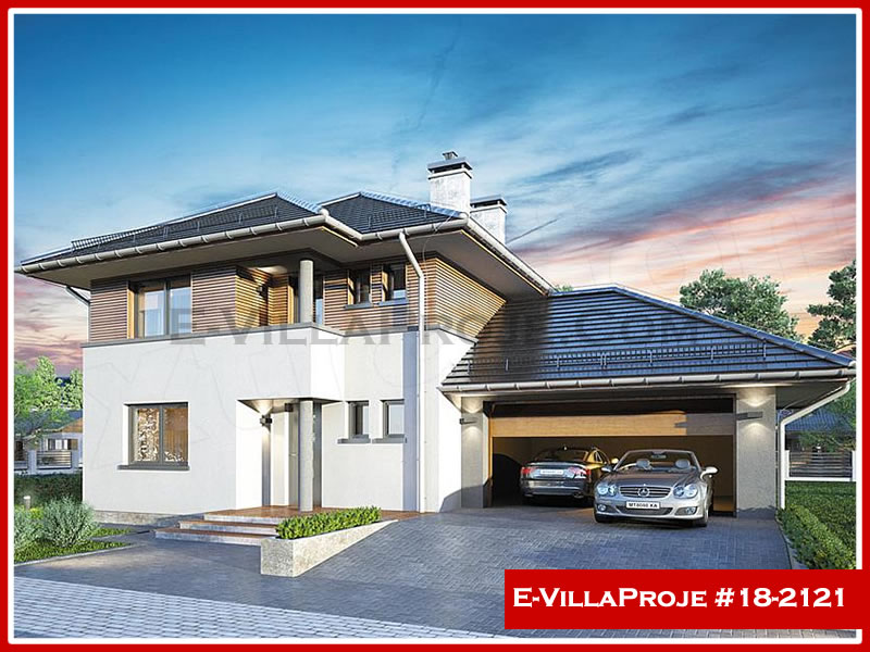 Ev Villa Proje #18 - 2121 Çelik Villa Modeli ve 3D Tasarımı