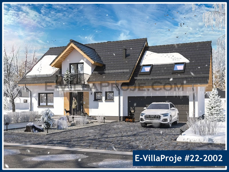 Ev Villa Proje #22 - 2002 Çelik Villa Modeli ve 3D Tasarımı
