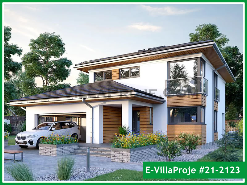 Ev Villa Proje #21 - 2123 Çelik Villa Modeli ve 3D Tasarımı