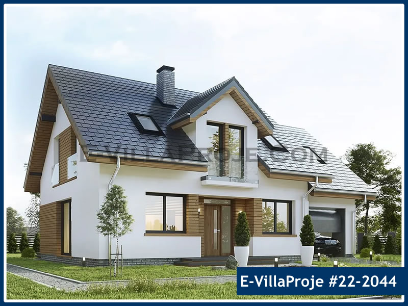 Ev Villa Proje #22 - 2044 Çelik Villa Modeli ve 3D Tasarımı